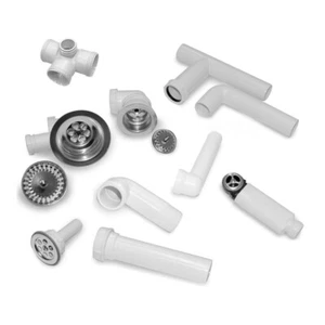 Villeroy & Boch Chrome Kitchen Sink Basket Strainer Waste Kit 8K800061 - Picture 1 of 5