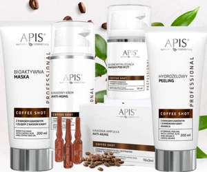 Apis Coffee Shot ANTI AGE FIRMING PLUMPING CREAM MASK PEELING EYE SERUM  - Picture 1 of 14