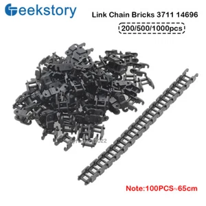 1000PCS Technic Parts Link Chain Bricks MOC Track Tread for lego 3711 14696 - Picture 1 of 5