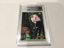 Jesper Parnevik Signed 2001 Upper Deck UD Card Slabbed Beckett BAS a