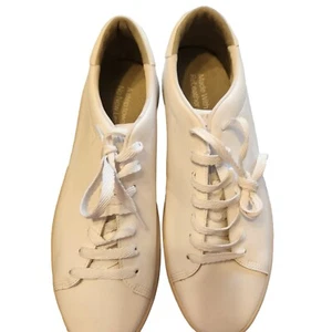 NWOB EVERLANE The ReLeather White Tennis Shoe Unisex Sneaker Women 11.5/Mens 9.5 - Picture 1 of 5