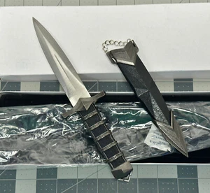 11.7" OAL Medieval Sword Knife King Arthur FANTASY DAGGER w/ Sheath RG-6002 - Picture 1 of 19