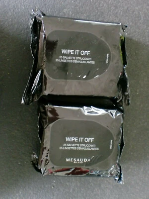 Mesauda Milano: 2 x 25 Abschminktücher, neu - Bild 1 von 3