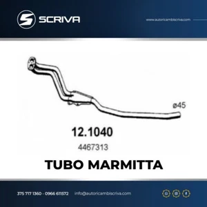 SCHLAUCH ABGASKRÜMMER VORNE FIAT 131 1.4 MIRAFIORI 1.6 - Bild 1 von 1