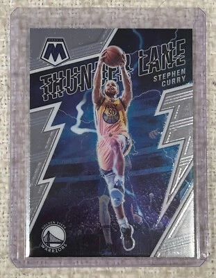 2021-22 Panini Mosaic Thunder Lane #17 Stephen Curry - Image 1 of 2