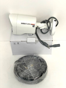 Night Owl CM-PTHD50NW-BU-HIK 5MP Wired Security Infrared Camera and cable, New