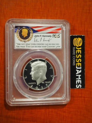 2017 S PROOF SILVER KENNEDY HALF DOLLAR PCGS PR70 FDI FROM LIMITED EDITION SET Cover