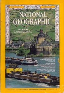 national geographic-APR 1967-RHINE RIVER. - Picture 1 of 2