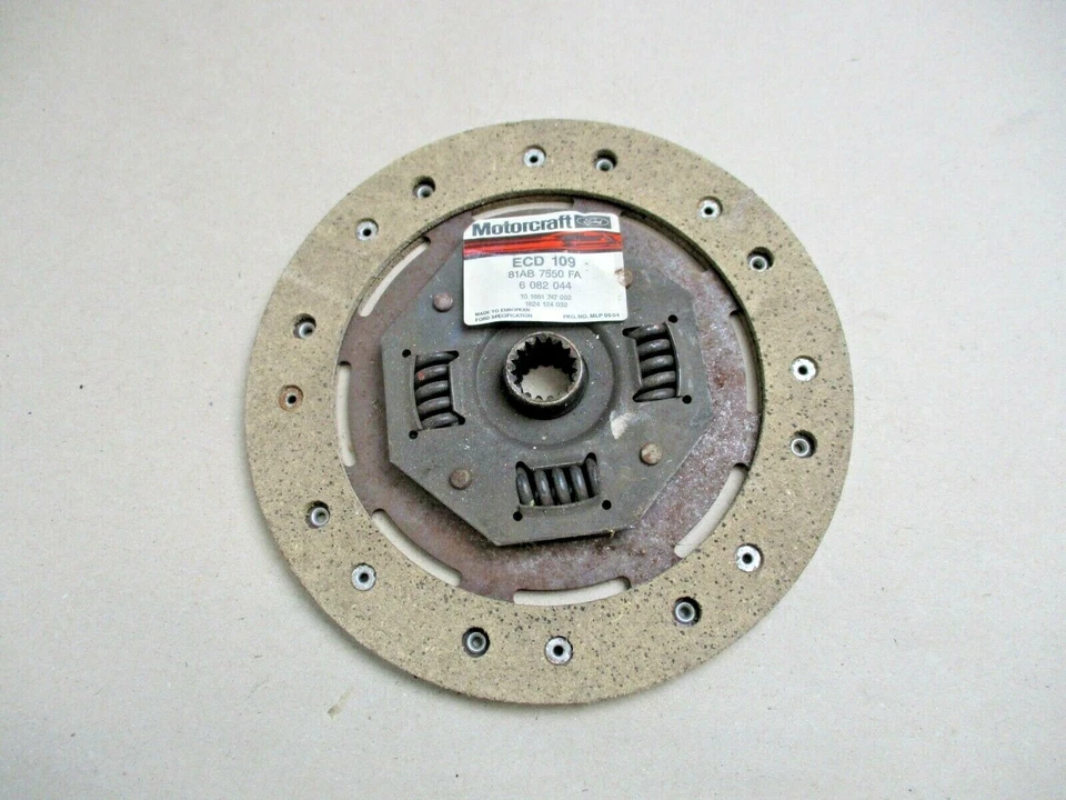 Ford Escort MK3 Fiesta MK2 1.1 1.3 Kupplungsscheibe Ø190mm 17 Zähne NEU original - Bild 1 von 4