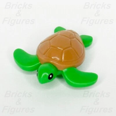 LEGO® City Sea Turtle Baby Animal Minifigure Part Arctic Green 60377 67040pb01 - Image 1 of 4
