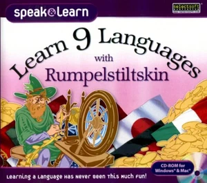 Learn 9 Languages with Rumpelstiltskin * PC Windows 10 / 8 / 7 / Vista / XP New - Picture 1 of 2