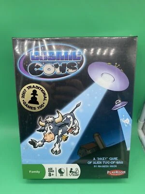 Jogo de tabuleiro Cosmic Cows por sala de jogos completo 2+ jogadores de 8 a adultos lacrado - Imagem 1 de 4