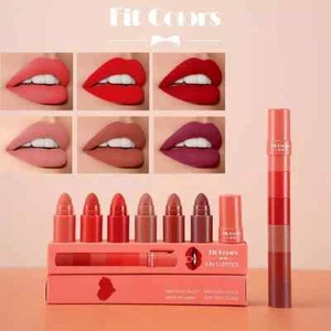 5 in 1 Liquid Lipstick Long Lasting Waterproof Lip Velvet Matte Liquid Make up - Picture 1 of 11
