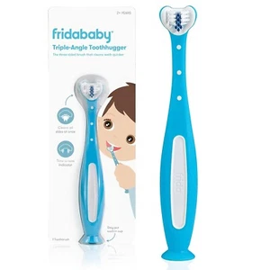 Triple-Angle Toothhugger Training Toothbrush for Toddler Oral Care, Blue - Picture 1 of 6