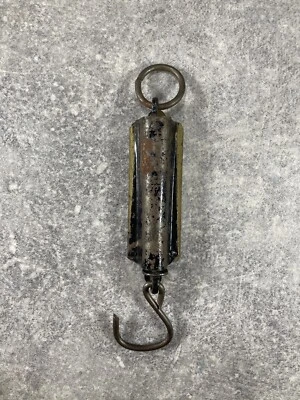 ANCIEN PESON BALANCE CAPACITÉ 15 KILOGRAMMES. LAITON BRONZE ET MÉTAL ÉMAILLÉ. - Photo 1/4