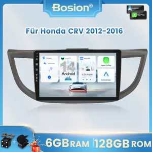 ★6+128GB★ Android 14 Autoradio Stereo GPS Navi Carplay Für Honda CRV 2012-2016 - Bild 1 von 19