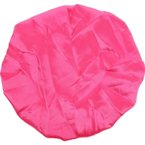 Kids Double Layer Sleeping Elastic Sleeping Hat Adjustable Cover (Rosy) - Picture 1 of 12