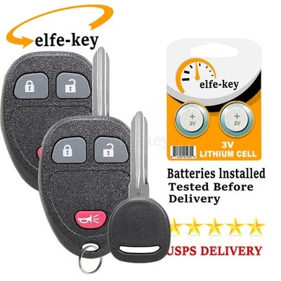 2 mandos a distancia de repuesto 3B + llave para Chevrolet HHR 2006-2011 Uplander 2005-2008 Foto 1 de 4