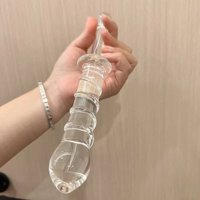 Прозрачный Sex игрушки стекла точка G Dildo простаты массажер аналоговый приклад штепсельная вилка для мужчин женщин - Изображение 1 из 4