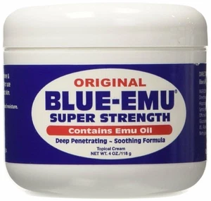 Blue Emu Topical Cream Original Emu Oil Sore Muscle Fast Relief 4oz Pack of 3 - Picture 1 of 9