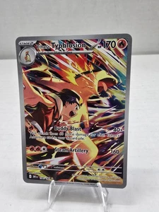 JCC Pokémon Ethan's Typhlosion Destined Rivals Ilustración Carta Rara 190/182 - Imagen 1 de 3