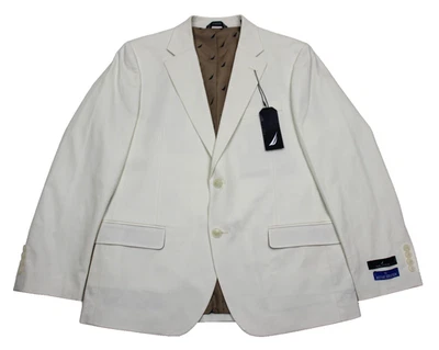 Traje Nautica Para Hombre 44R 38W Crema Ajuste Moderno GAFF Activo Elastizado Juego de 2 Piezas Foto 1 de 4