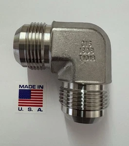 AN821-16K Stainless Steel Union Elbow 1" MJIC X 1" MJIC 90° USA - Picture 1 of 6