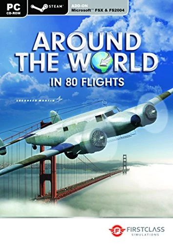 Around the World in 80 Flights - FSX & Steam (PC CD) - Image 1 of 1