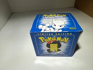 Pokemon Mewtwo 23K Gold Plated Card 1999 Burger King SEALED in Box With Ball - Picture 1 of 10