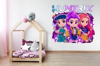 K-Pop Demon Hunters Huntrix Wall Sticker - Image 1 of 4