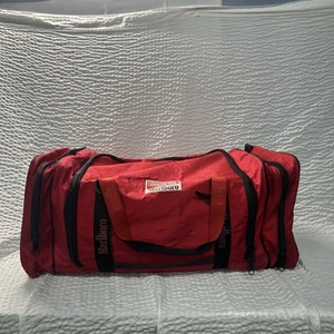 Vintage Marlboro Adventure Team Duffel Bag Red Black RN#74566 Collectible - Picture 1 of 24