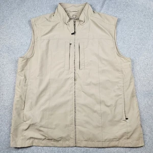ScotteVest Travel Vest Beige RFID Hidden Pockets Jacket Men’s Size XL - Picture 1 of 15