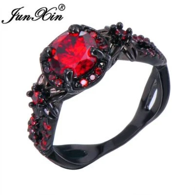 Женщин цветок звезда кольцо розовый фиолетовый цирконий камень кольца богемное свадебное украшение 1шт - Изображение 1 из 4