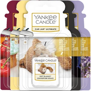 YANKEE CANDLE Ultimate Car Jar Air Freshener Hanging Cardboard *CHOOSE ITEM* - Picture 1 of 12