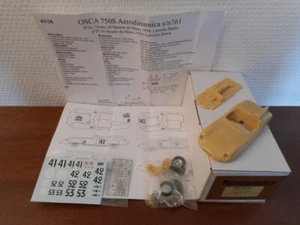 1-43 Osca 750s Le Mans '58 #41 / '59 #52 Resin kit to built Renaissance 43/26 - Foto 1 di 7