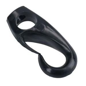Gancho de 8 mm para cuerda elástica elástica elástica correa de cable de choque nailon negro sin óxido - Imagen 1 de 1