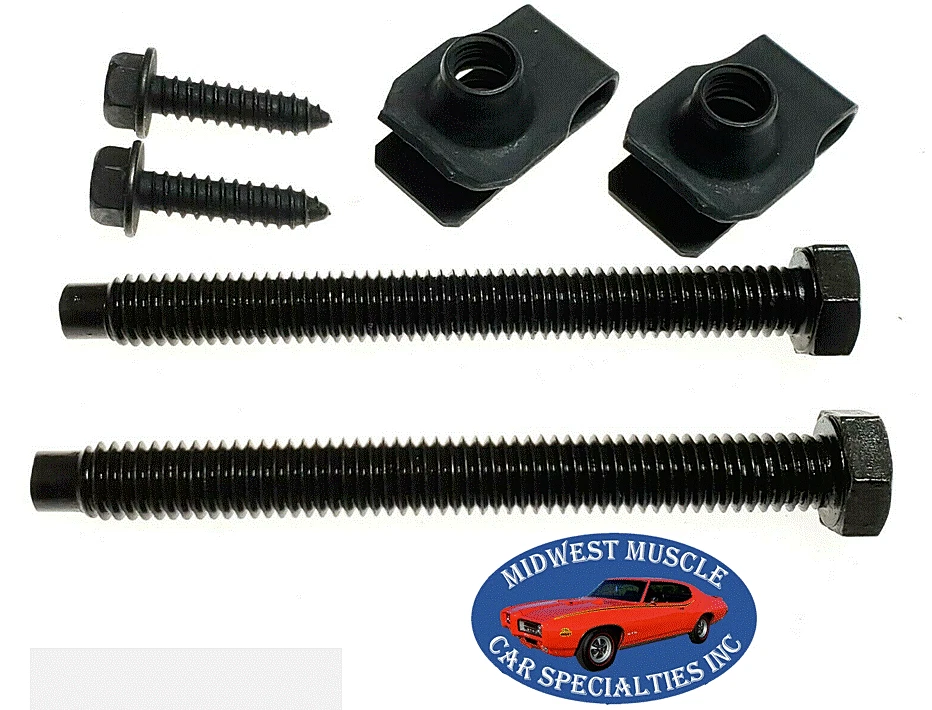 Pernos y tuercas de montaje de correa de soporte para tanque de combustible GM 68-77 GTO 442 Chevelle A56 Foto 1 de 4