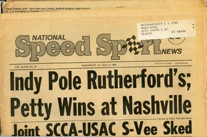 MAY 14 1980 JUNE 4 1980 NATIONAL SPEED & SPORTS NEWS car racing newspaper - Picture 1 of 8
