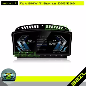 12.3" LCD Digital Cluster Instrument Replace For BMW 7 Series E65/E66 2004-2008 - Picture 1 of 12