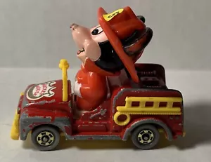 Vintage Druckguss Spielzeug Walt Disney Productions Mickey Mouse Feuerwehrauto #PD-2 China - Bild 1 von 3