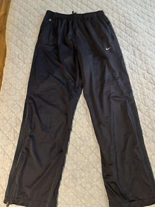 Nike Herren Dry Fit Hose Reißverschluss Seiten Gr. Large Rn#56323 Sport Jogginghose blau - Bild 1 von 9