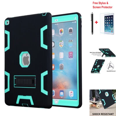 For iPad Pro 12.9" 1st/2nd 2017/2015 Case Hard Shockproof Heavy Duty Stand Cover - Image 1 of 4