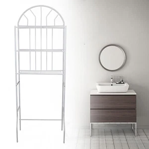 Over The Toilet Storage Rack Shelves Bathroom Organizer Shelf Space Saver 3 Tier - Picture 1 of 12