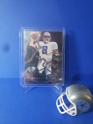1997 SKYBOX METAL UNIVERSE Football TROY AIKMAN #11 Dallas Cowboys HOF  - Image 1 of 3