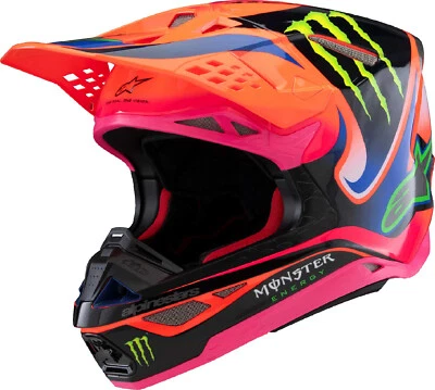 Casco Alpinestars Supertech M10 Deegan Monster - Motocross Moto Offroad A Foto 1 de 4