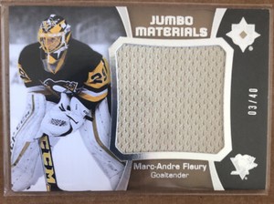 2015-16 Ultimate Collection Marc-Andre Fleury Jumbo Materials Jersey /40 UD SP !