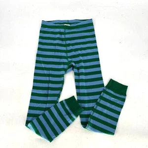 Hanna Andersson Blue and Green Striped Pajama Pants Size 10 - Picture 1 of 4