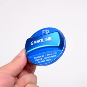 Universal Aluminum Gasoline Diesel Fuel Tank Cap Cover Trim For BMW Cap Cover - Picture 1 of 12