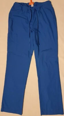 Orange Standard Drawstring Cargo Scrub Pants Blue Size Small Tall  - Image 1 of 4