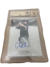 BGS 10/10 Carlos Rodon 2015 Black Friday Autograph 3/10 Pristine Rc